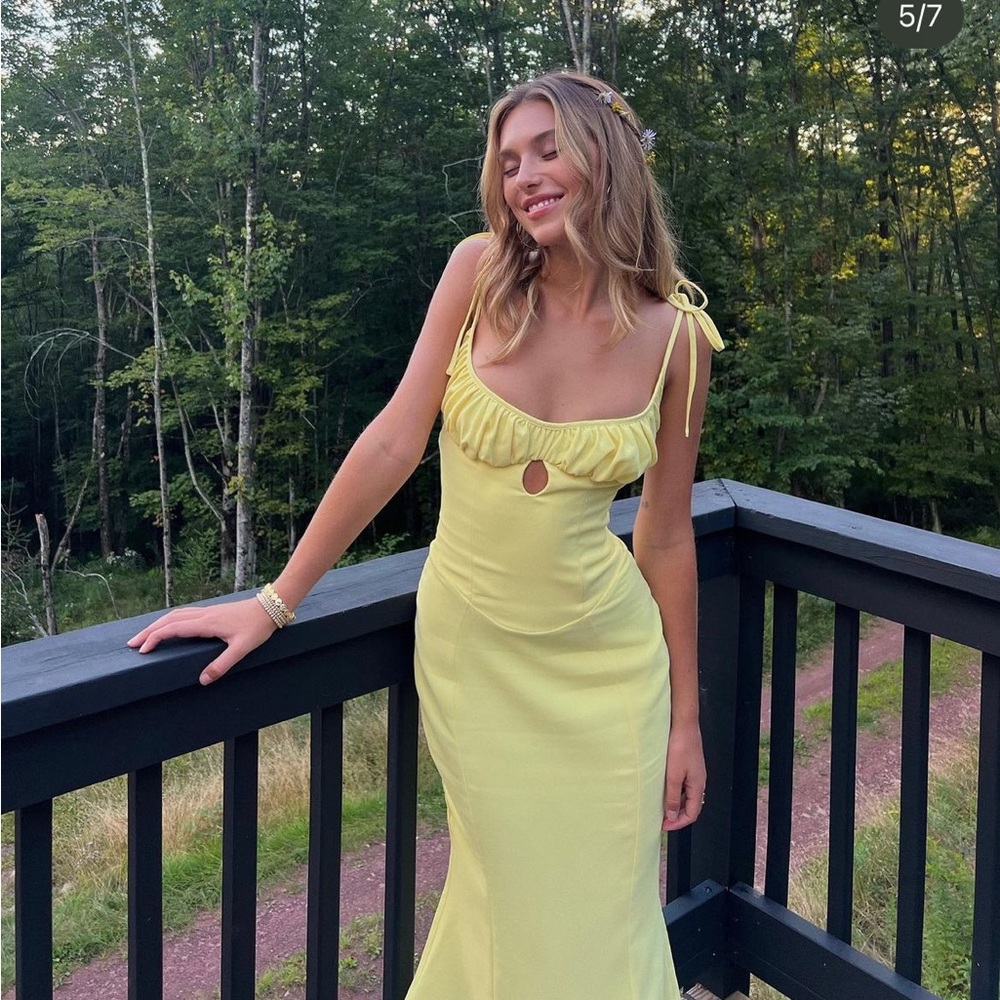 House of CB Soren Buttercup Midi Dress
